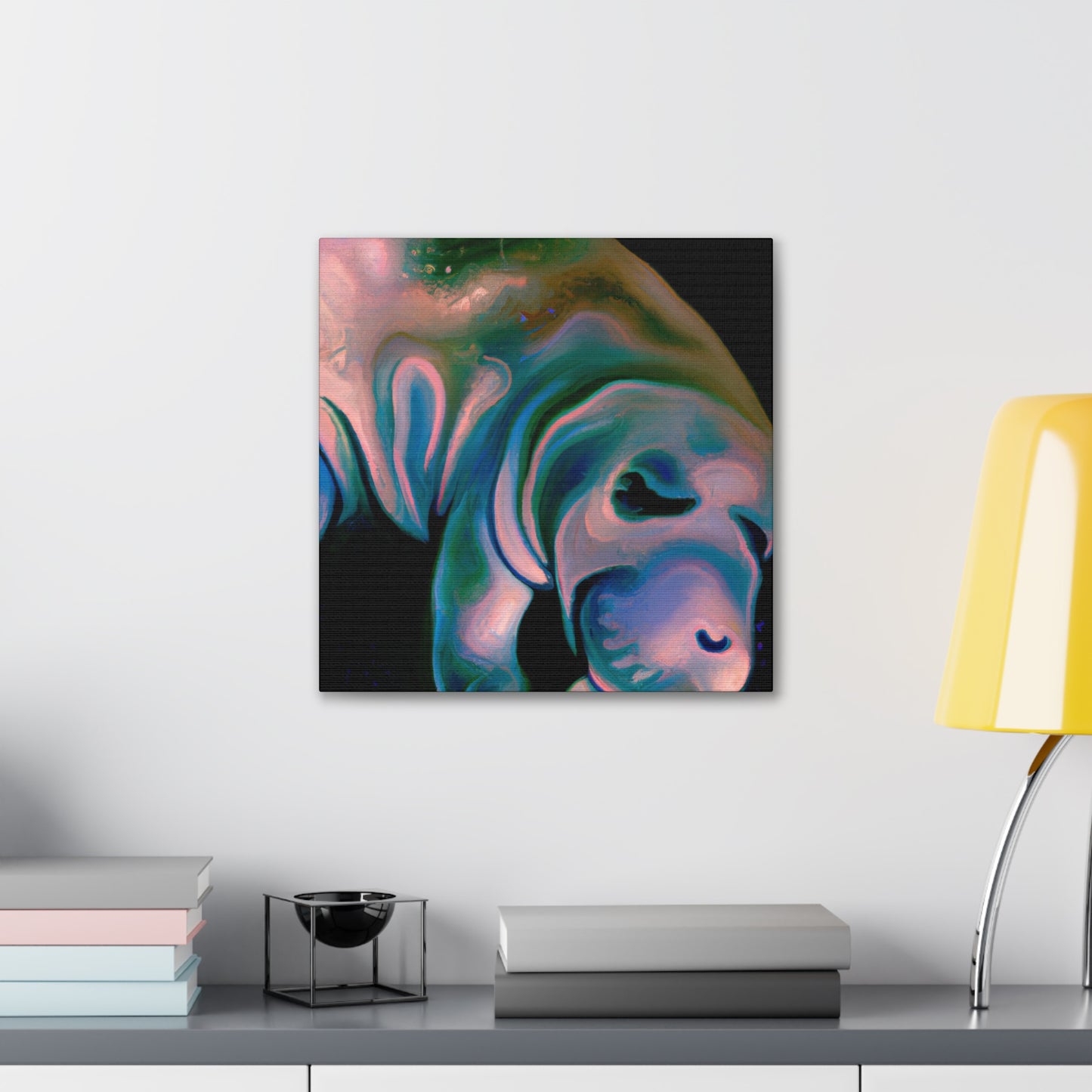 Manatee Graces Water - Canvas