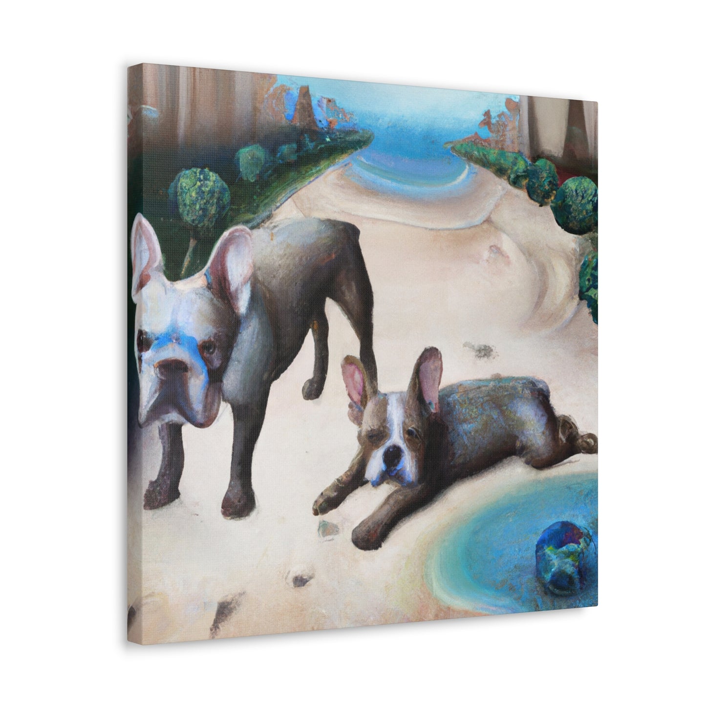 "French Bulldog Dreamscape" - Canvas