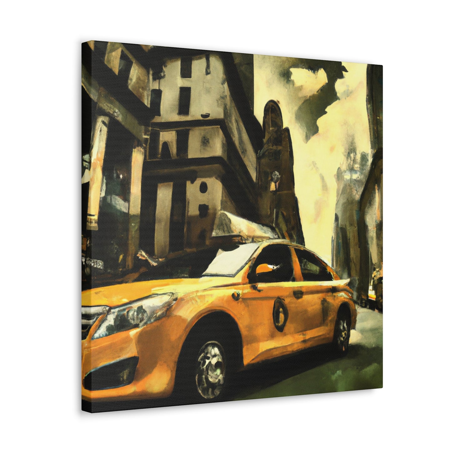 Taxi in the Night - Canvas