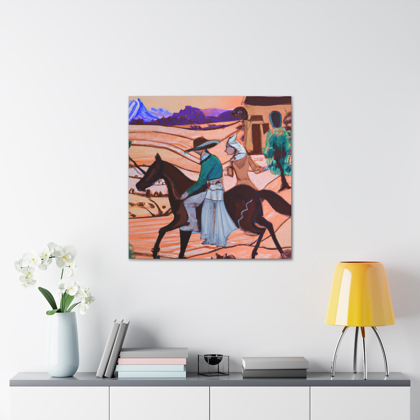 Western Landscape Sunrise - Canvas