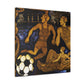 Soccer in Rococo World - Canvas