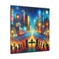 Euphoric Night Serenade - Canvas