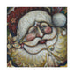 "Santa in Art Nouveau" - Canvas