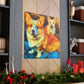 Corgi in Impressionism - Canvas