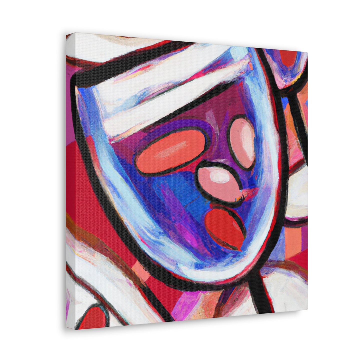 "Drunk Magenta Wyn Vine" - Canvas