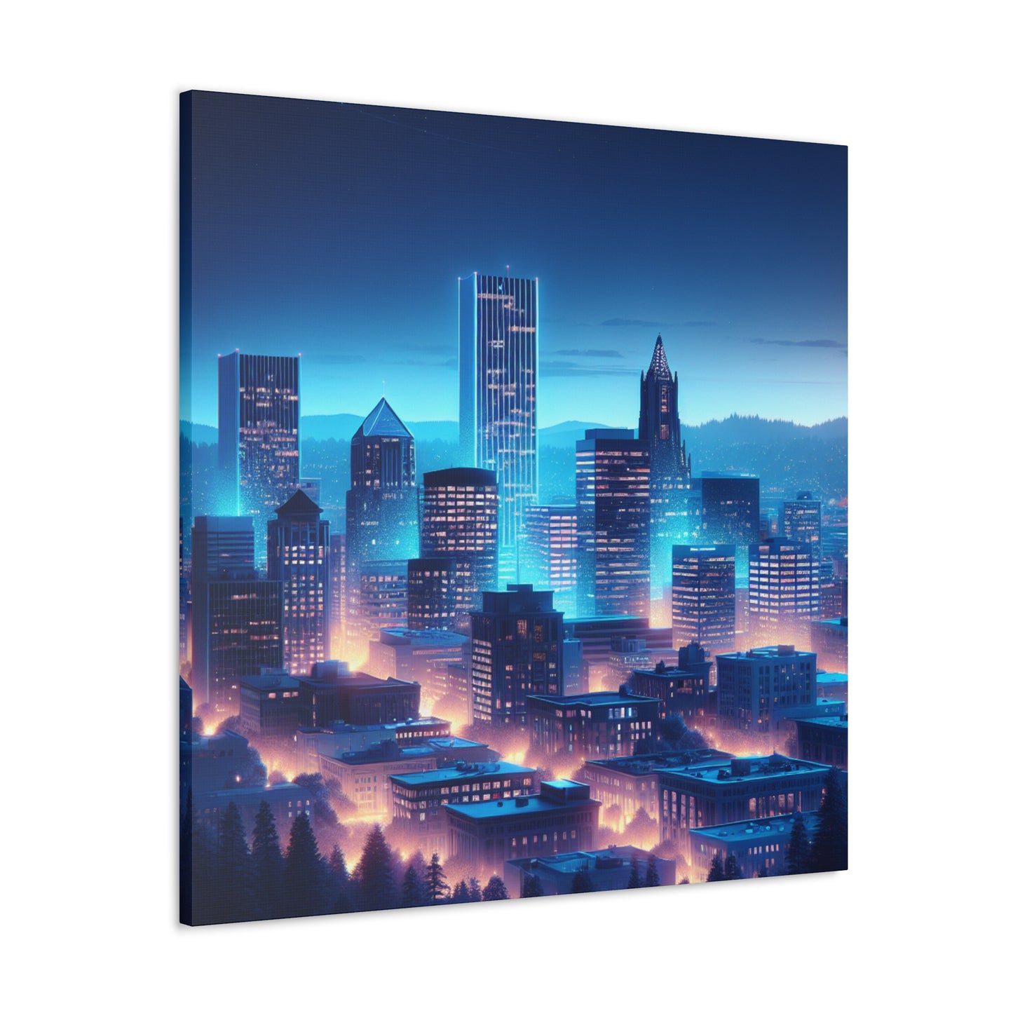 "Enchanting Portland Mosaic" - Canvas