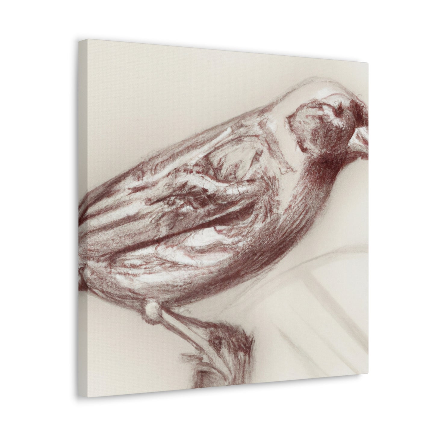 House Finch in Abstraction - Canvas