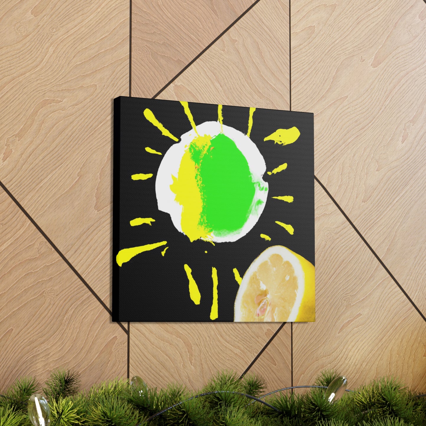 Lemon Juicy Brilliance - Canvas