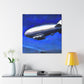 Floating Awe Blimp - Canvas