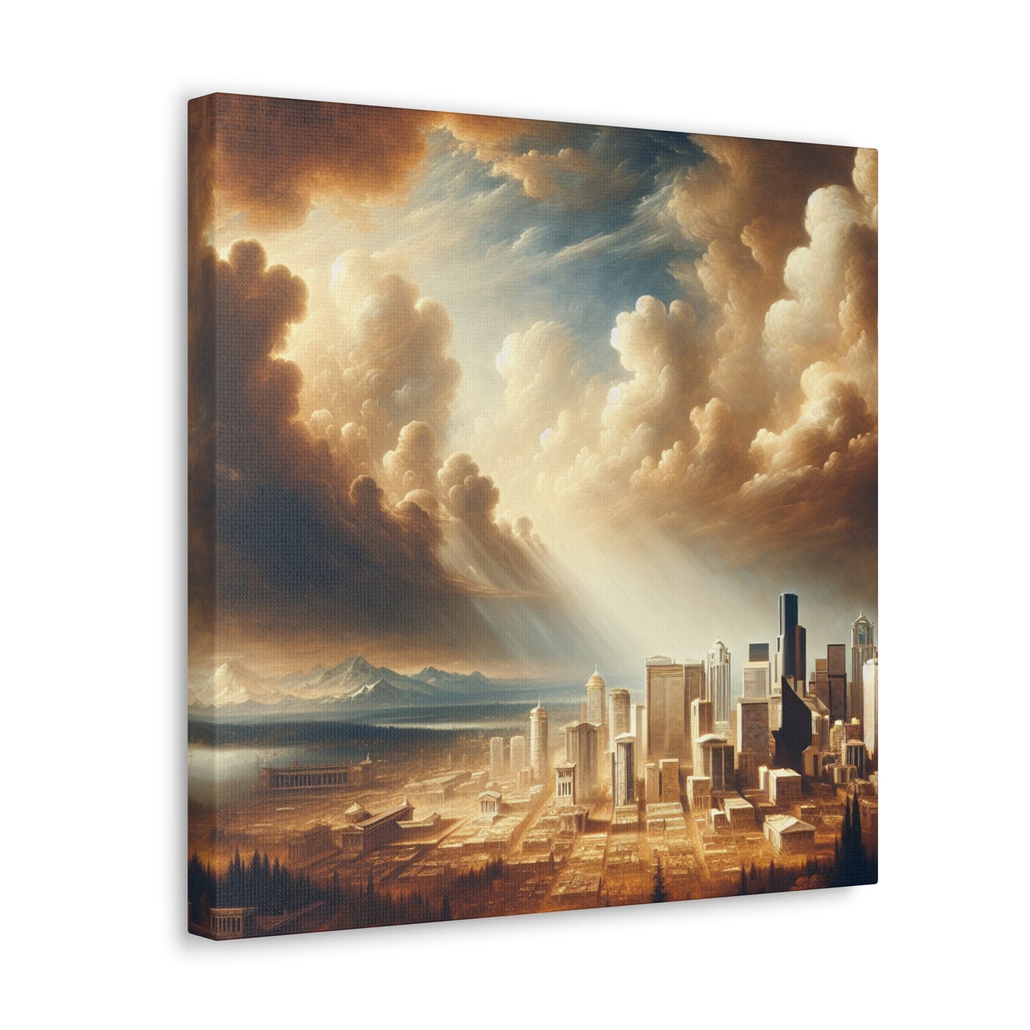 Emerald City's Renaissance Dreams - Canvas