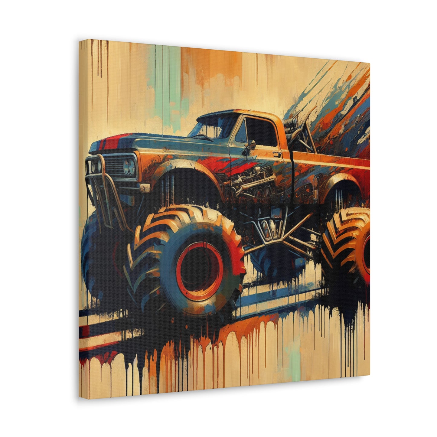 "Glorious Tire Triumph" - Canvas