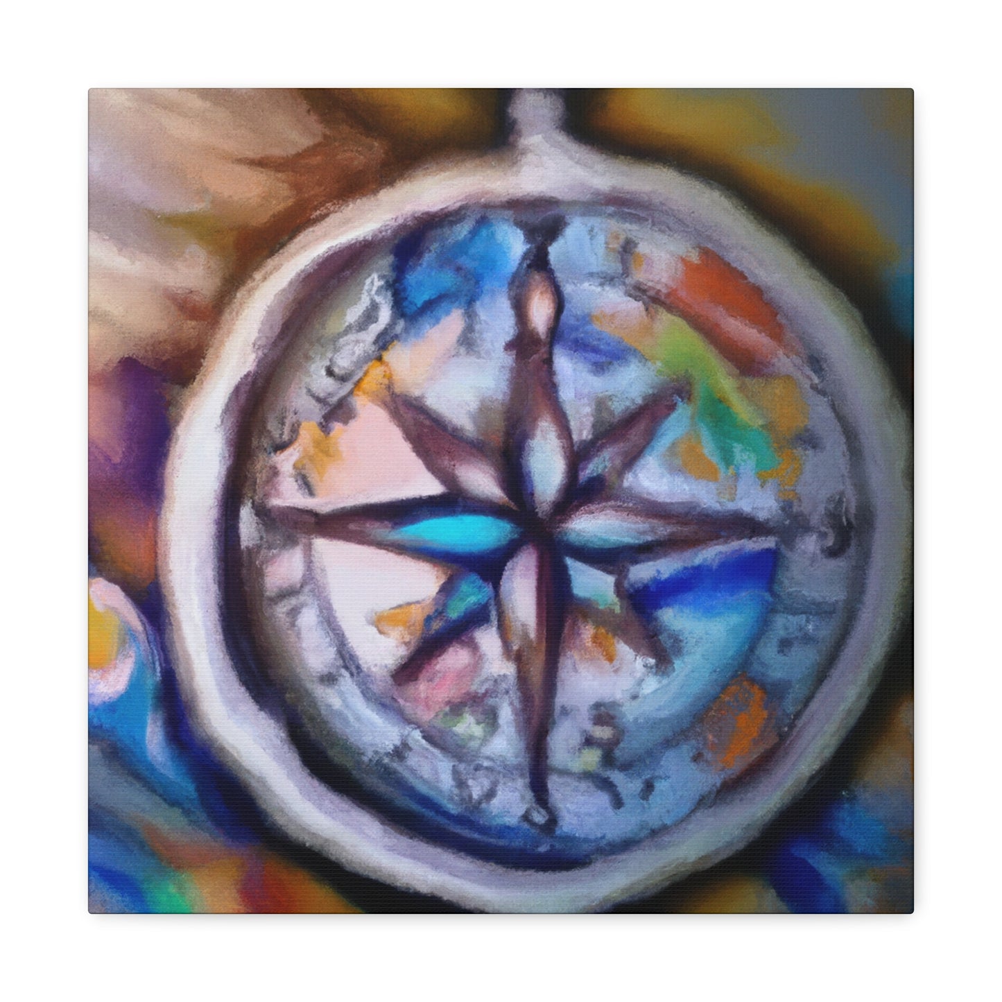 "Compass in Abstraction" - Canvas