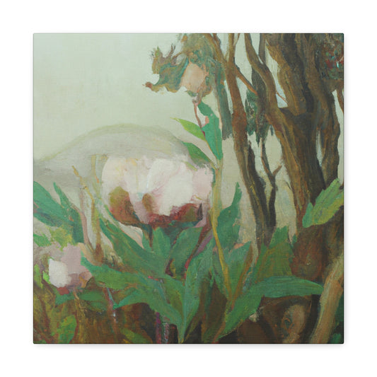 "Peony in Bloom' - Canvas