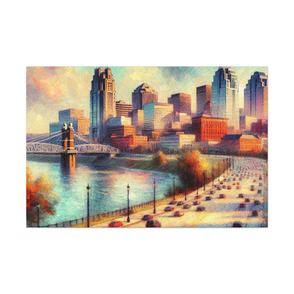 "Charming Cincinnati Delight" - Canvas