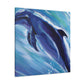 "Dolphin in its Splendor" - Canvas