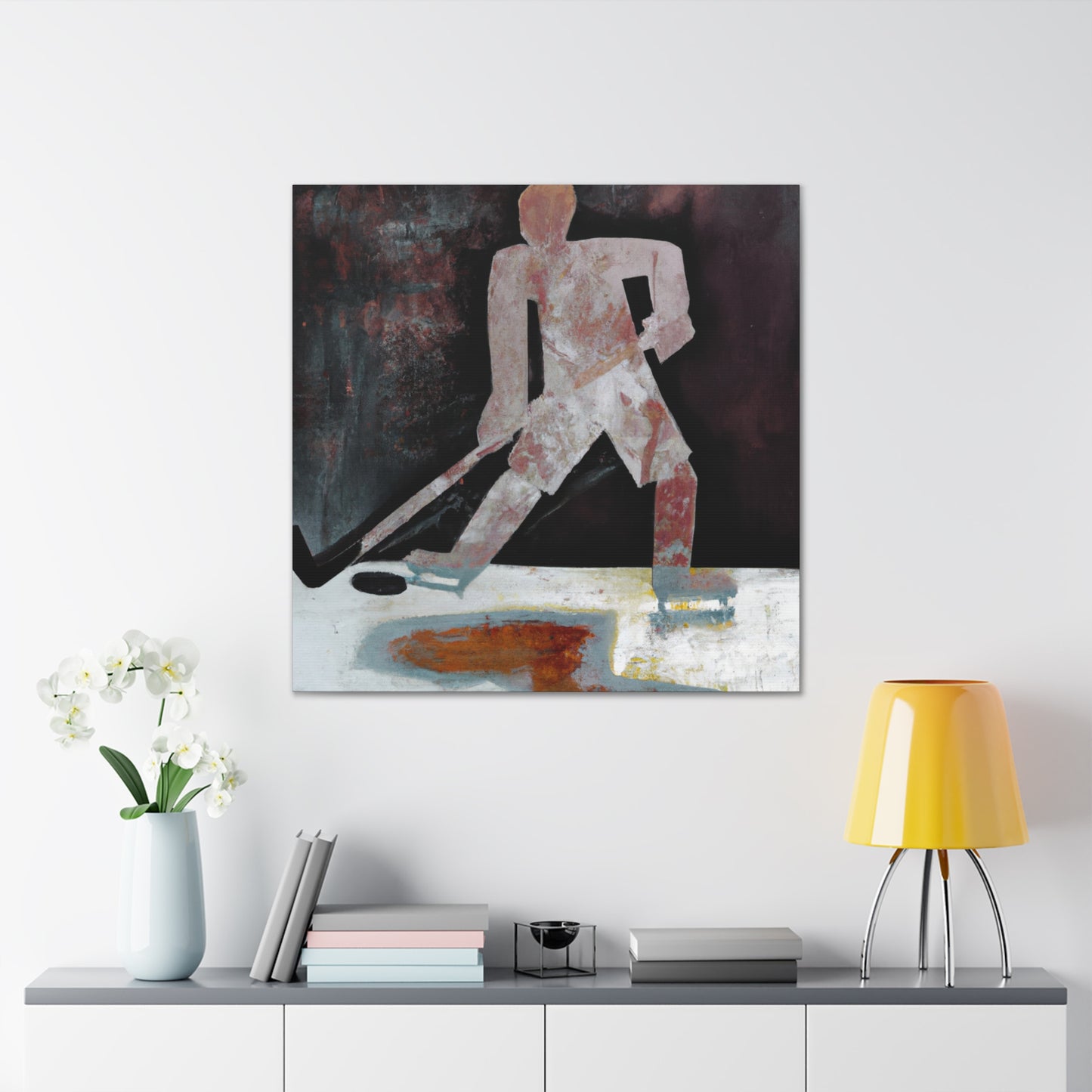 Hockey on Canvas - Canvas