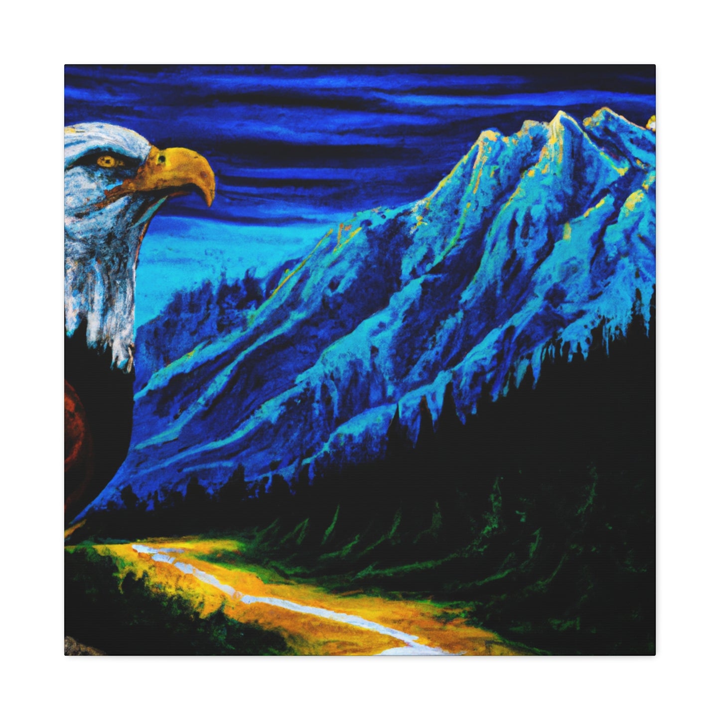 Bald Eagle Triumphant - Canvas