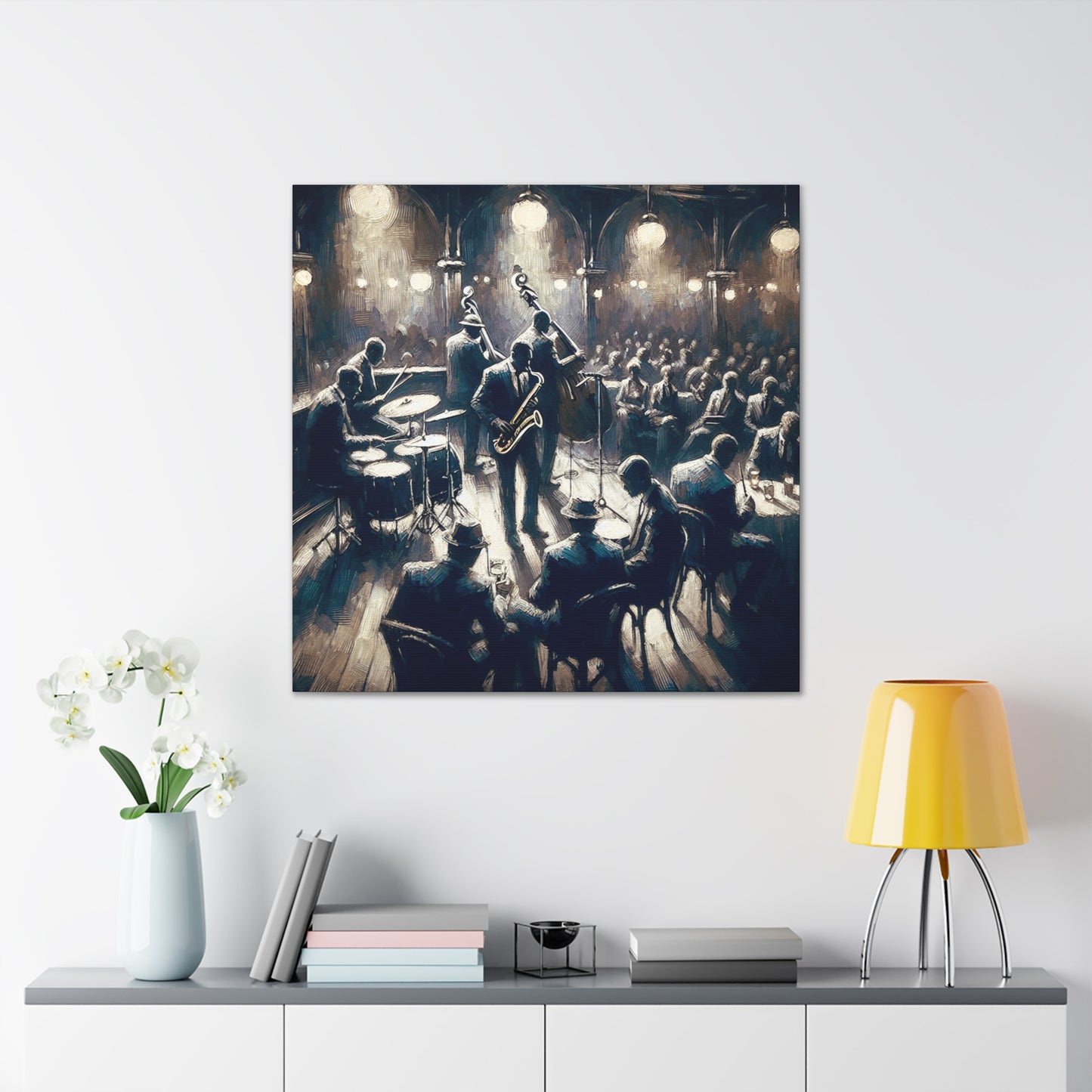 Jazz Night Revelations - Canvas