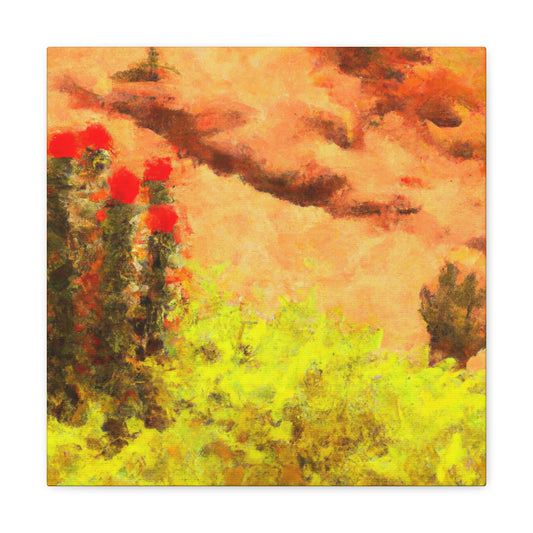 Desert Impressionism Piece - Canvas