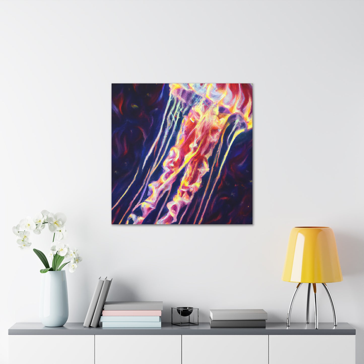 Jellyfish in Dreamland - Canvas