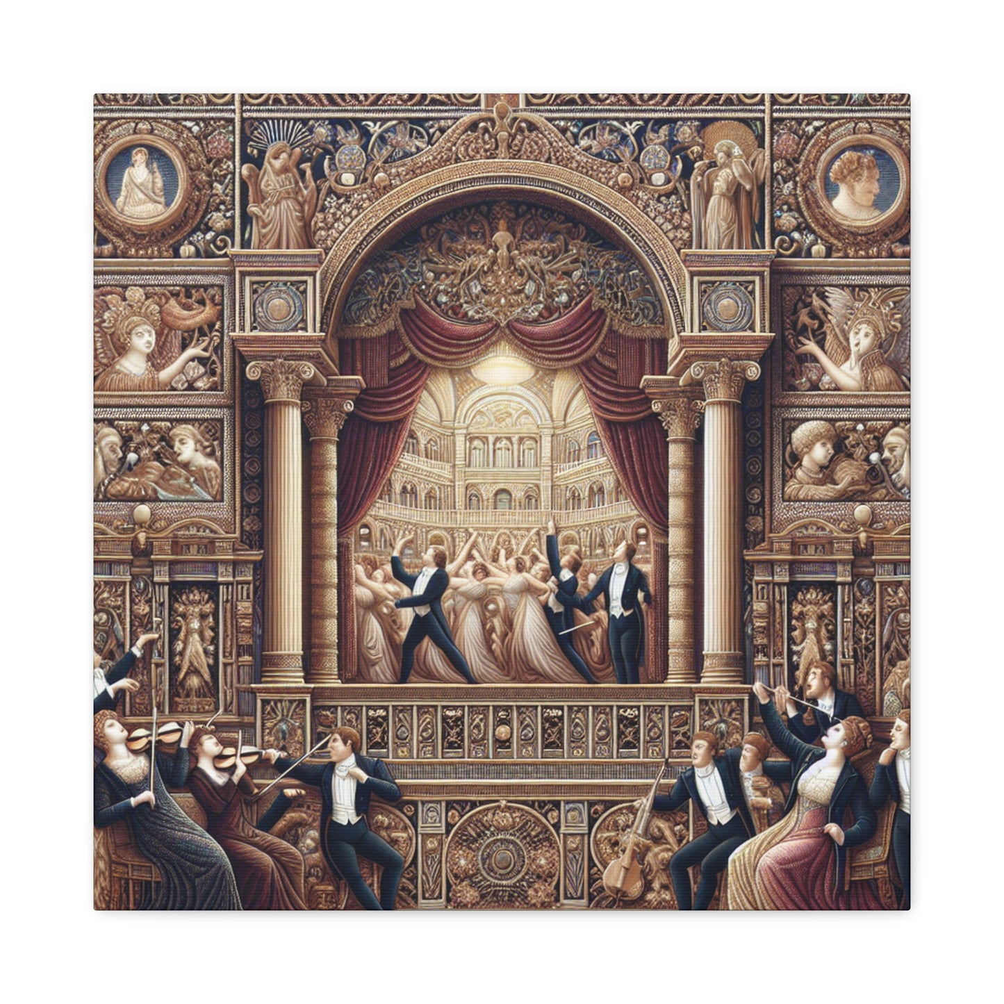 Opera in Timeless Harmony - Canvas