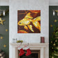 "Golden Glimmer of Goldfish" - Canvas