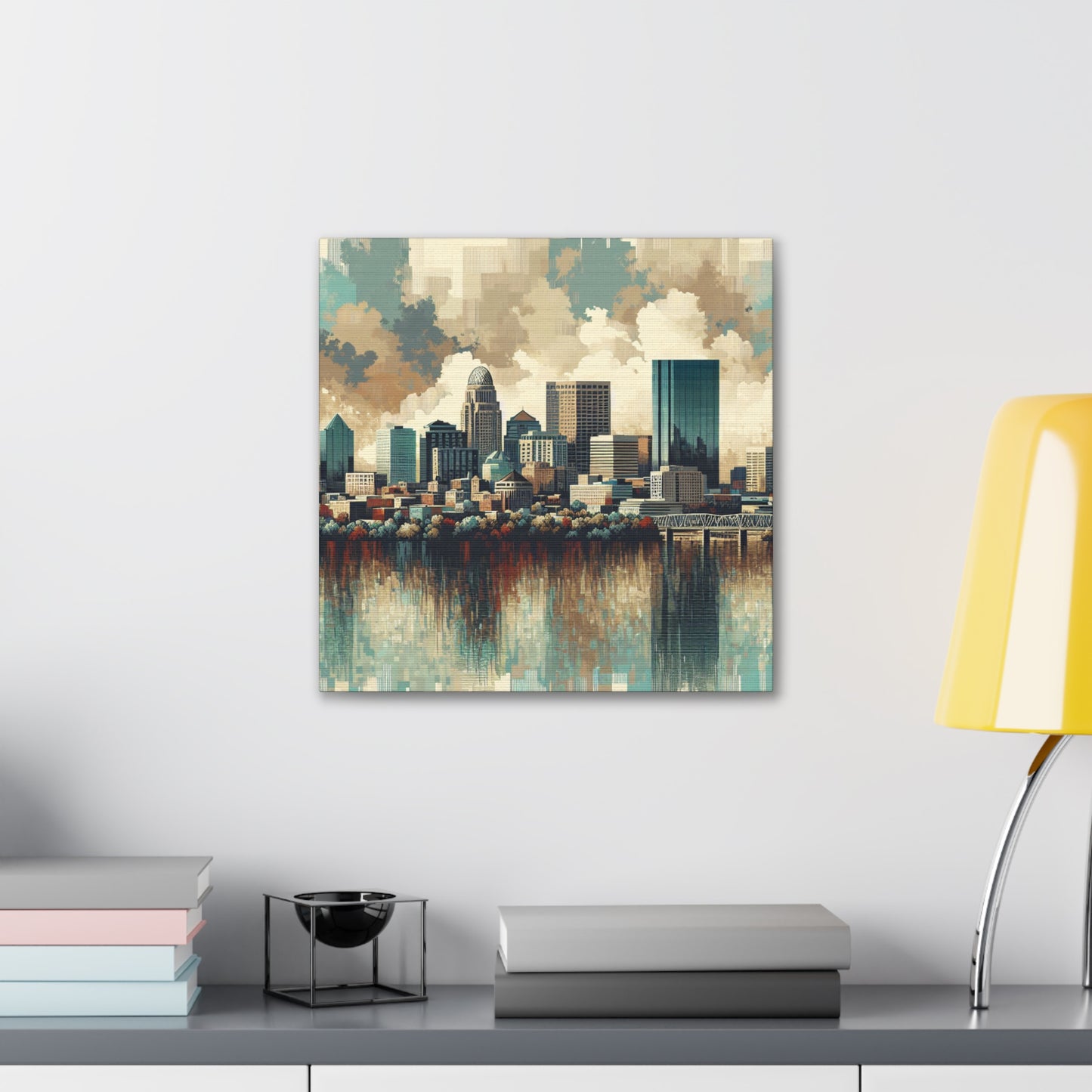 "Louisville's Timeless Urban Portrait" - Canvas