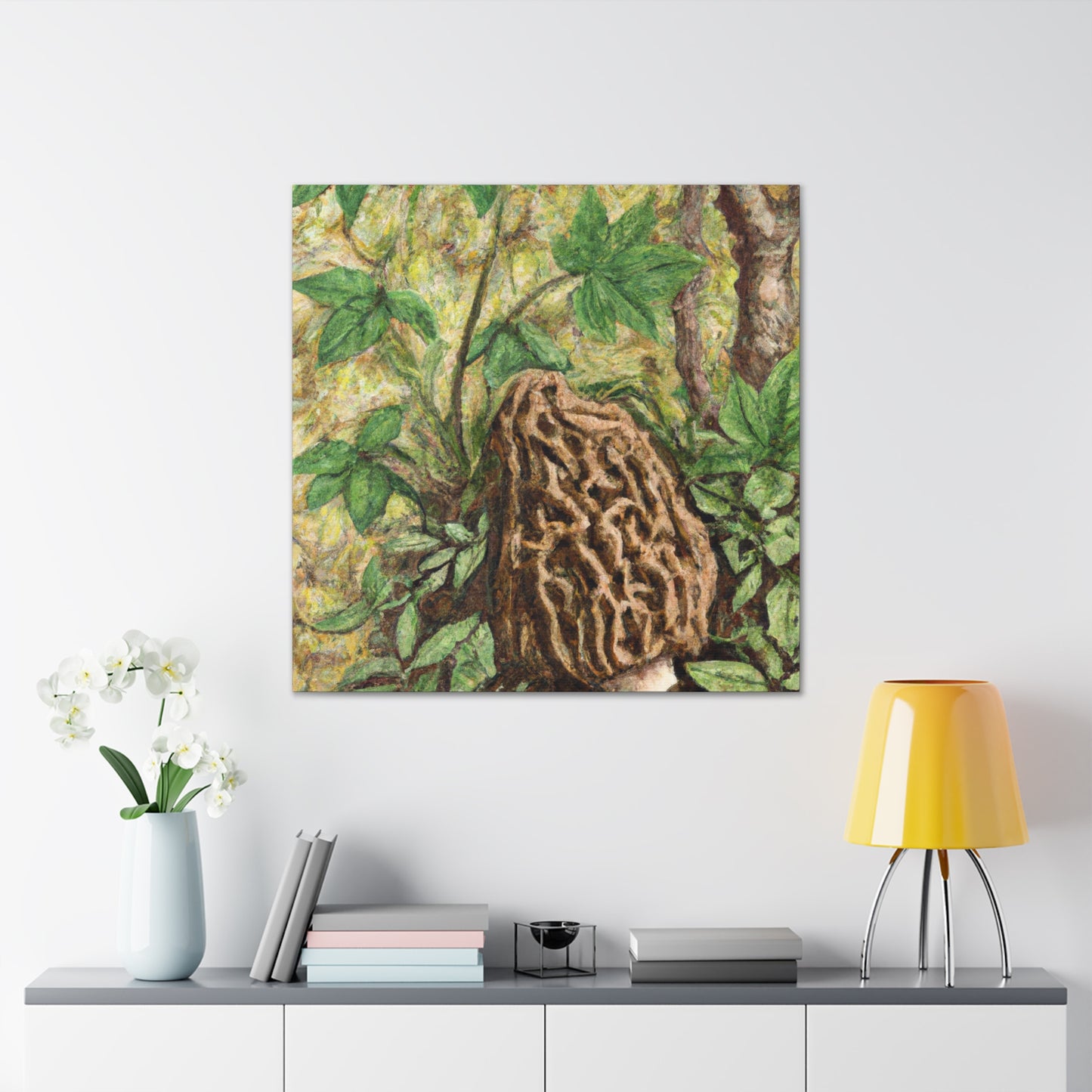 Morel in Splendour. - Canvas