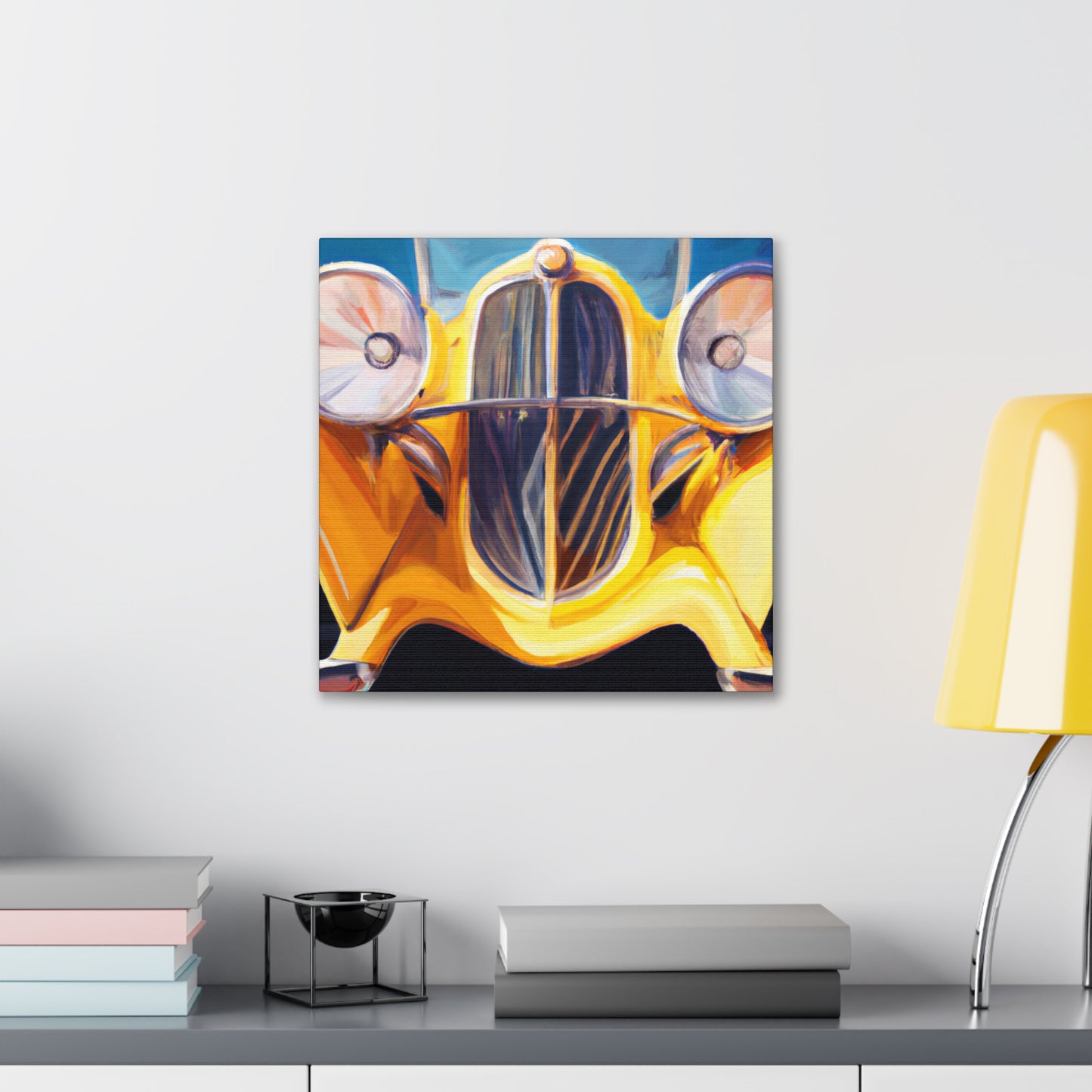 Retro Automobile Dream - Canvas