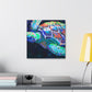 "Sea Turtle's Brilliant Hue" - Canvas