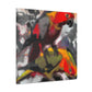 Cawing Conures Collage - Canvas