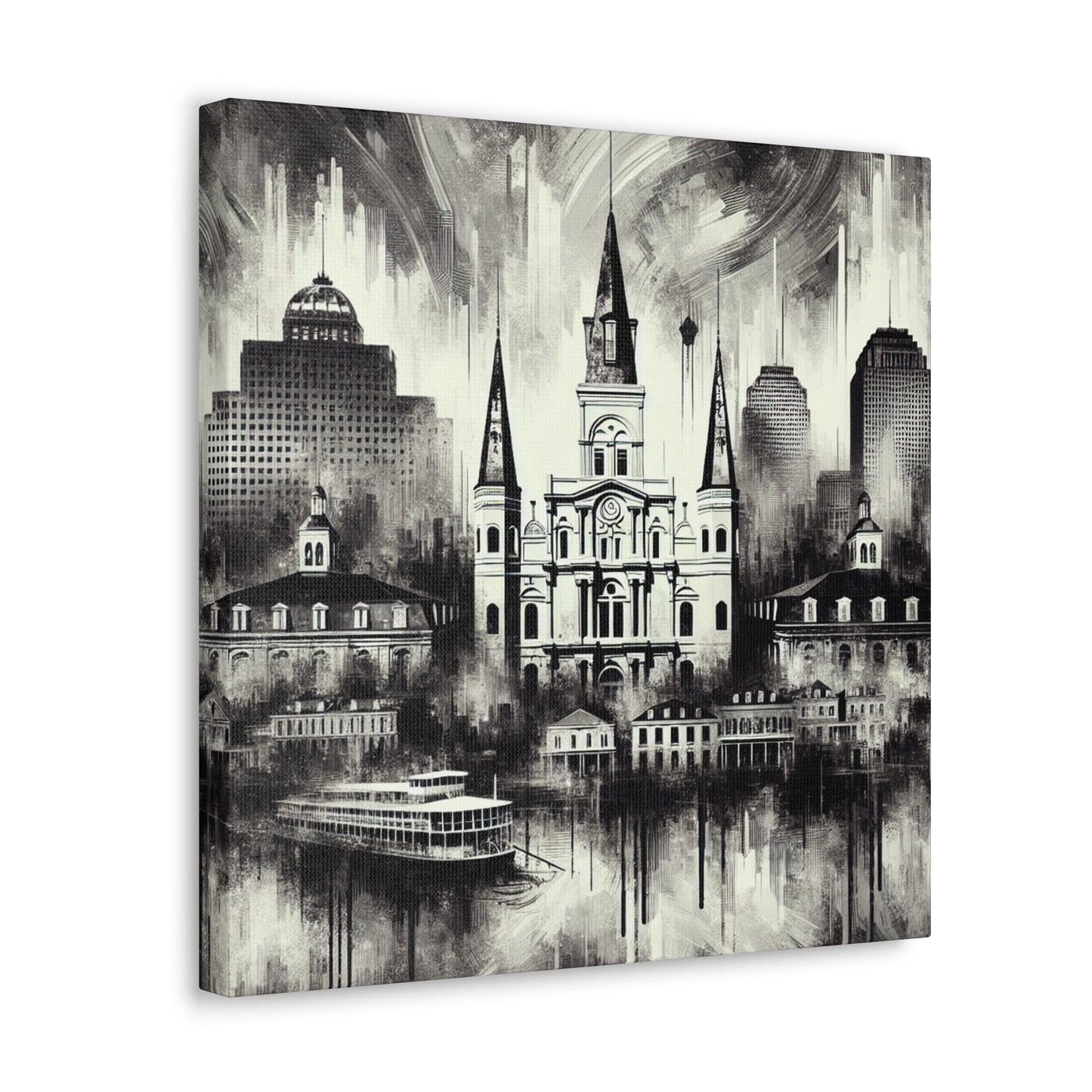 Vibrant Crescent City Creation - Canvas