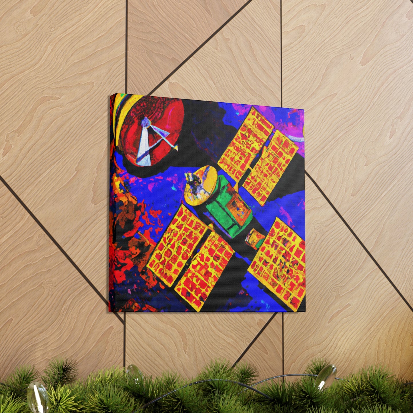 "Satellites in Fauvism" - Canvas