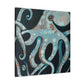 "Octopus in Art Deco". - Canvas