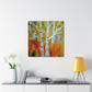 Birch Tree Reflection III - Canvas