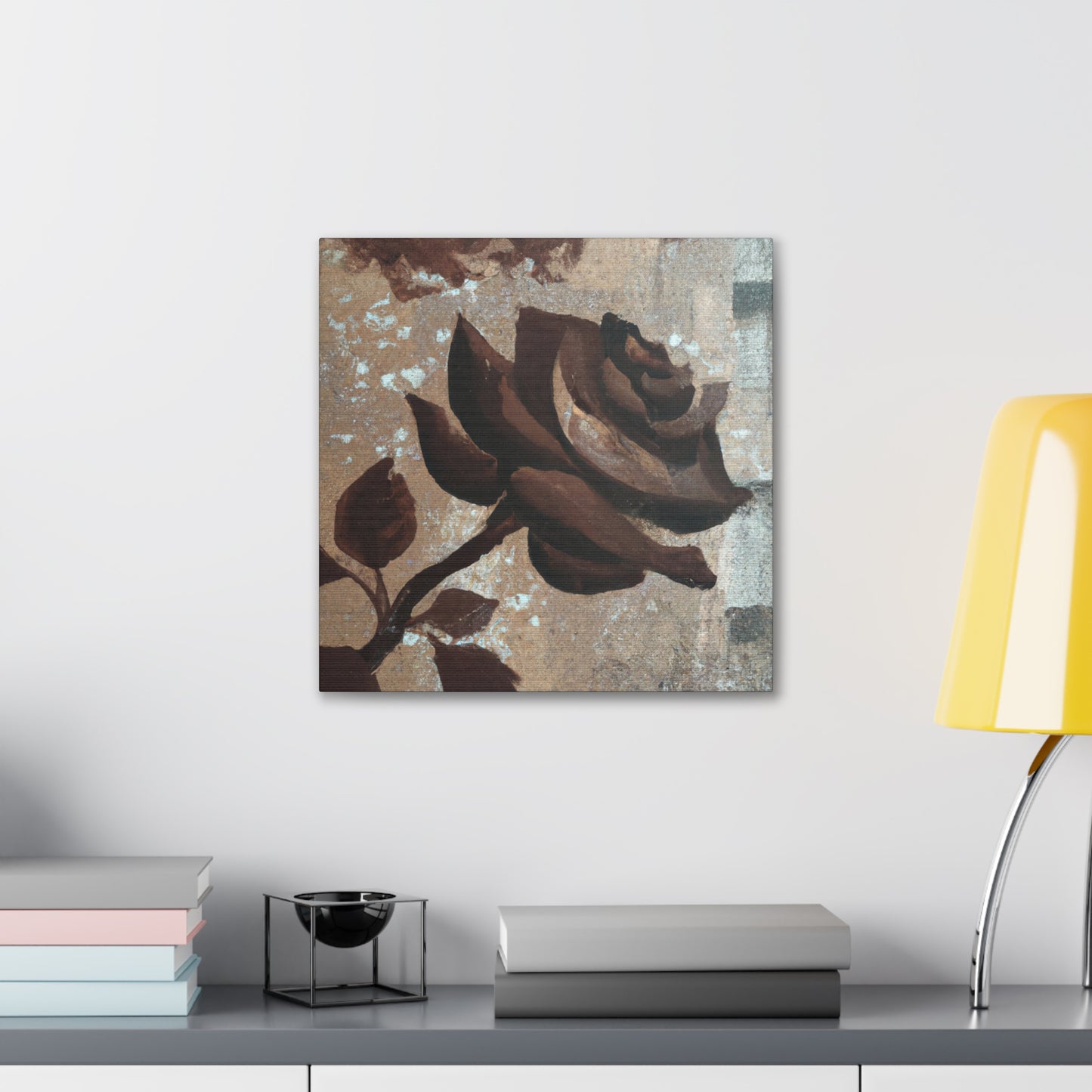 Rose in Bloom Peaceful - Canvas