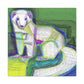 Ferret in Art Deco - Canvas