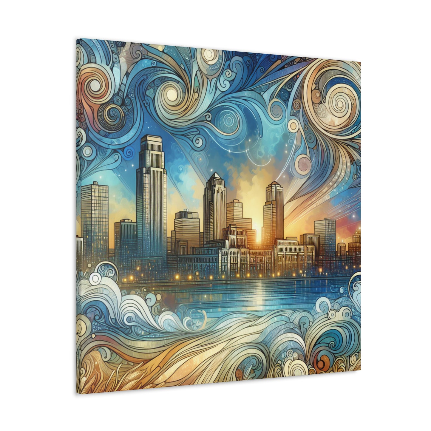 "Enchanting Omaha Serenade" - Canvas