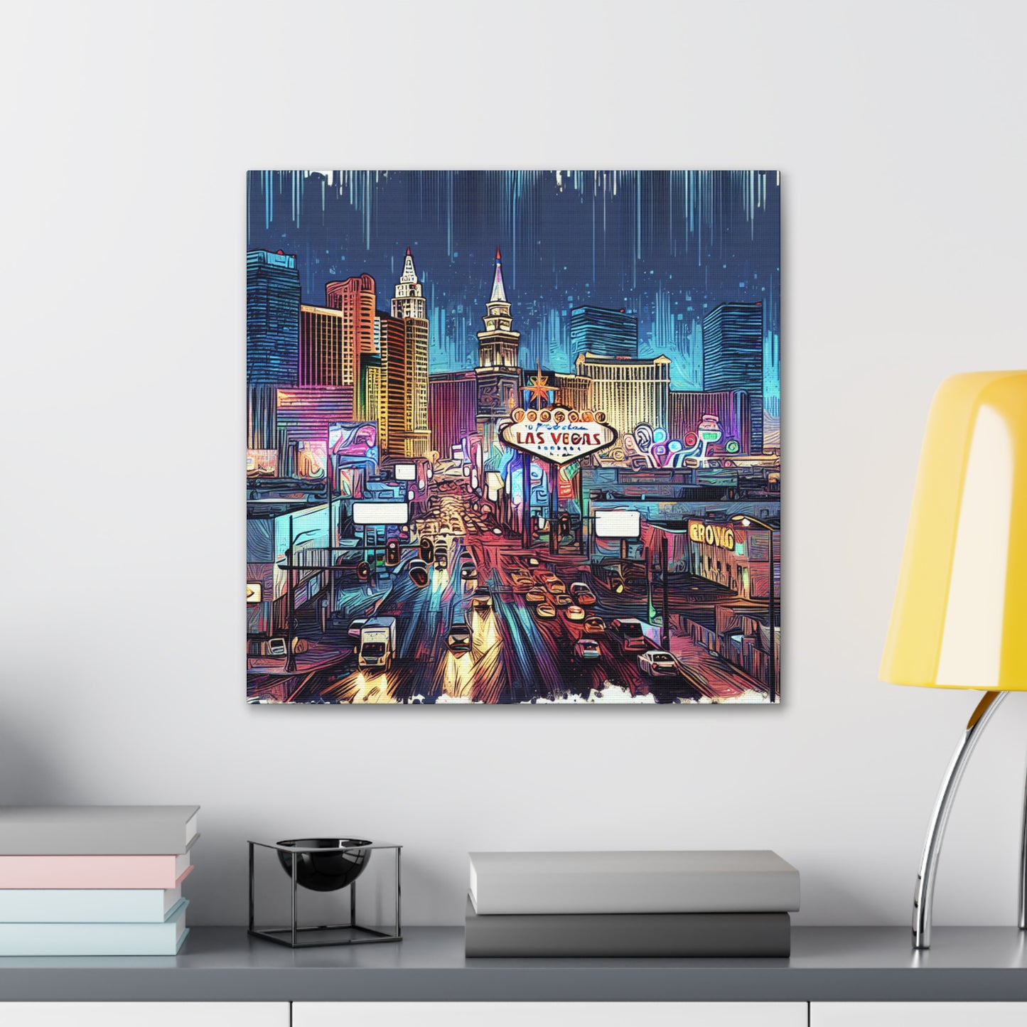 Viva Vintage Vegas Vibes - Canvas