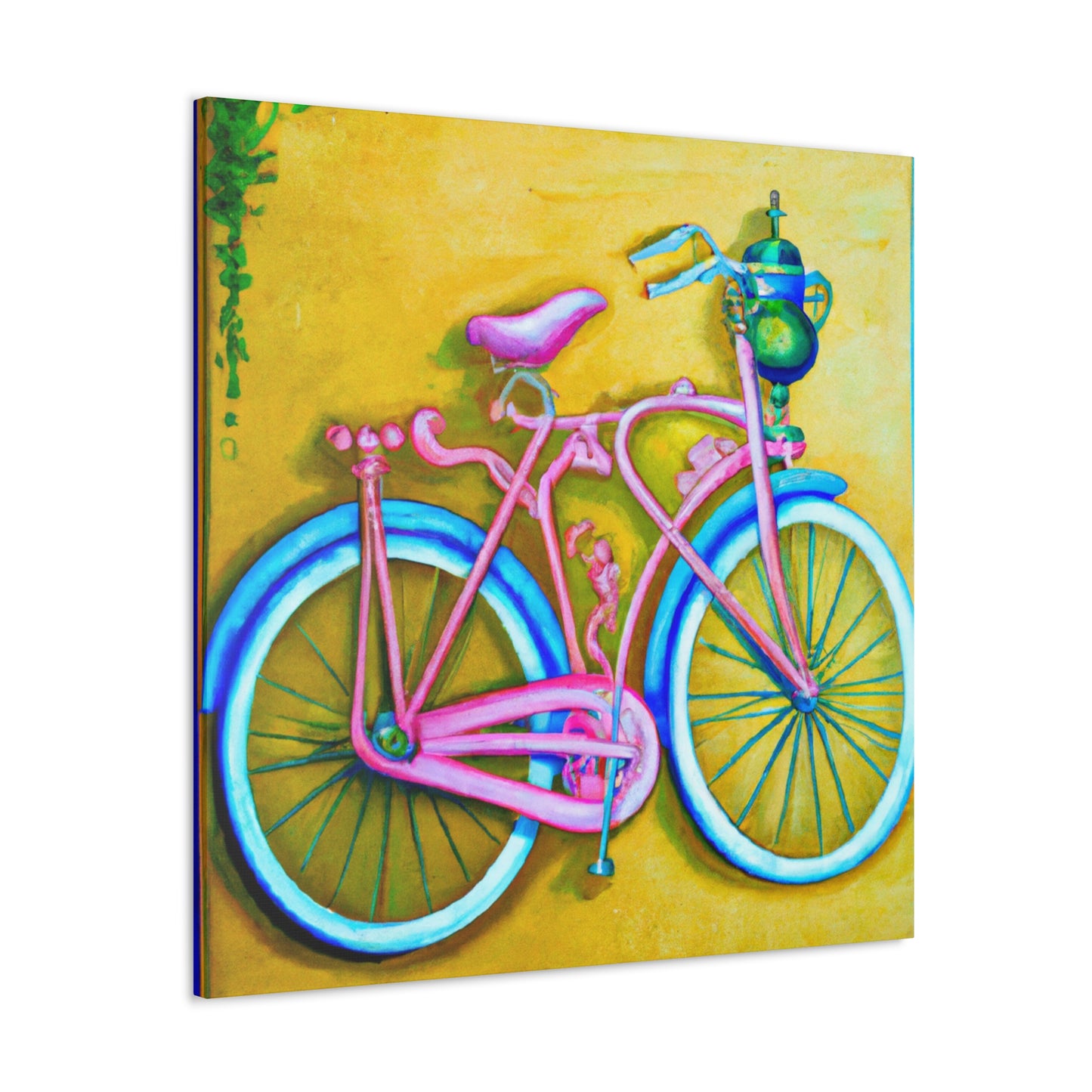 Riding on the Bicycle - Canvas