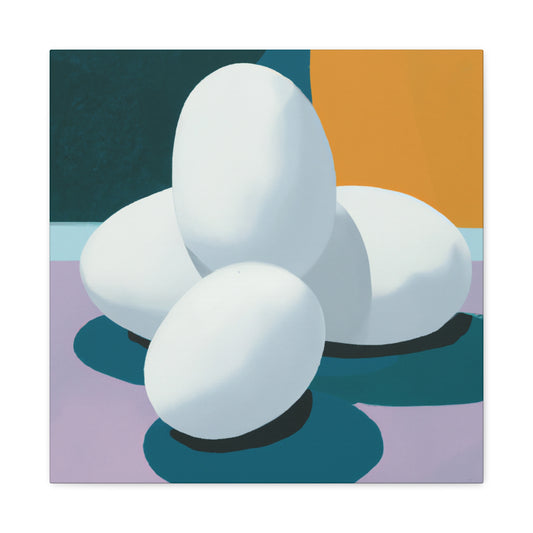 "Eggs in Pop Art" - Canvas