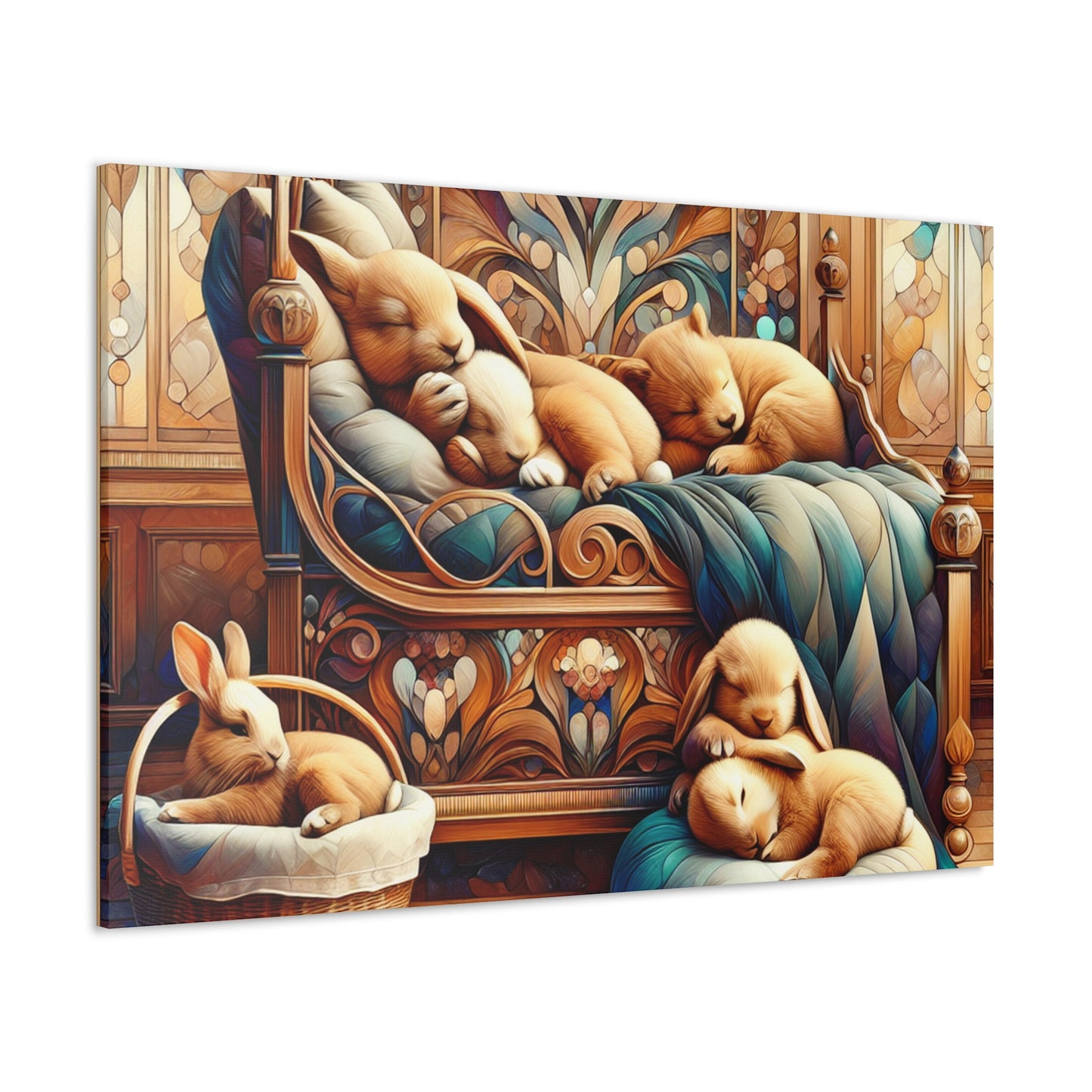 Dreaming Forest Creatures - Canvas