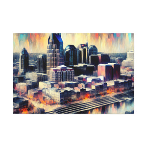 Melodies of Nashville Dawn - Canvas