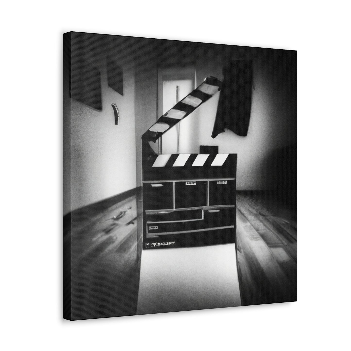 "Cinematic Clapboard Choreography" - Canvas