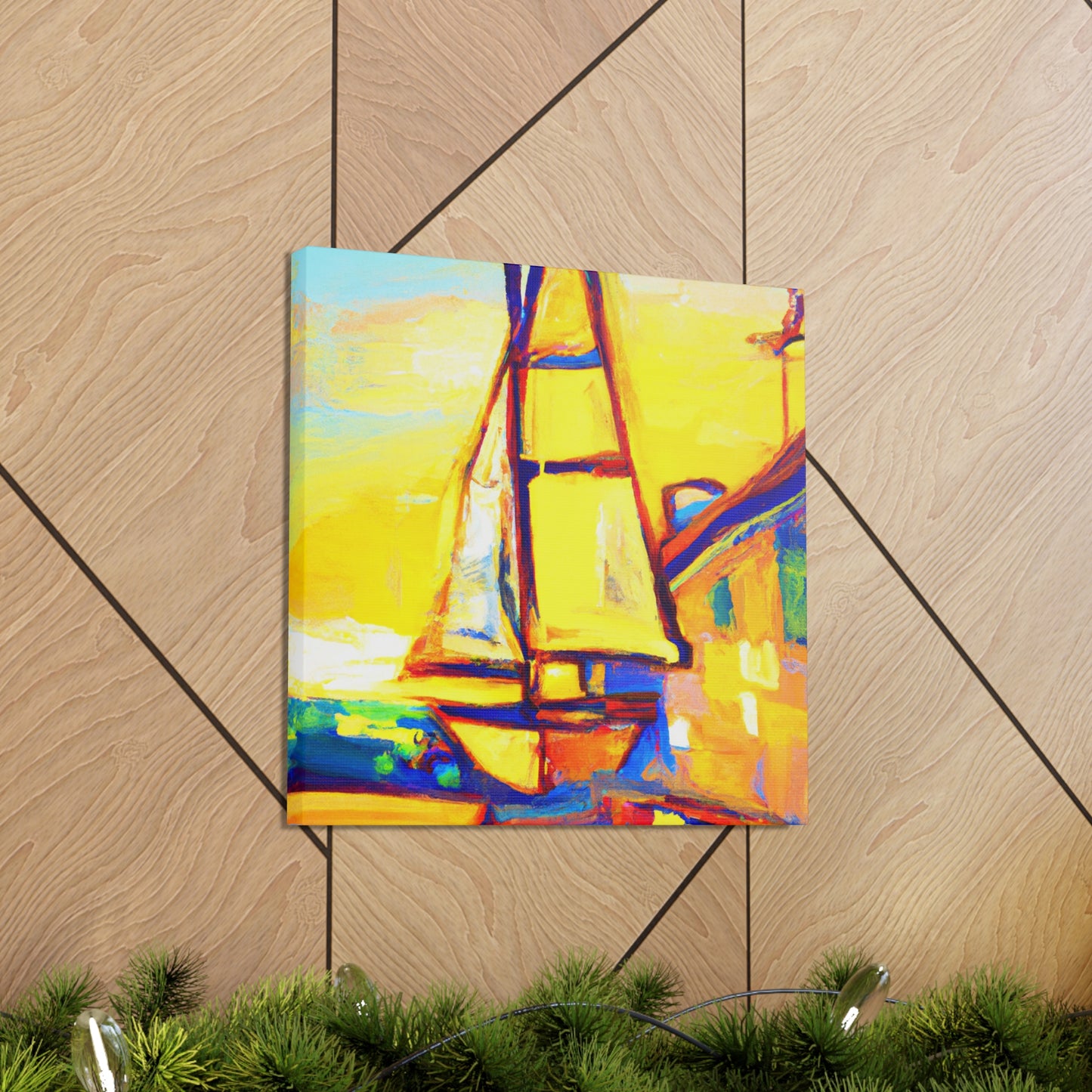 "Sailing On Free Waves" - Canvas