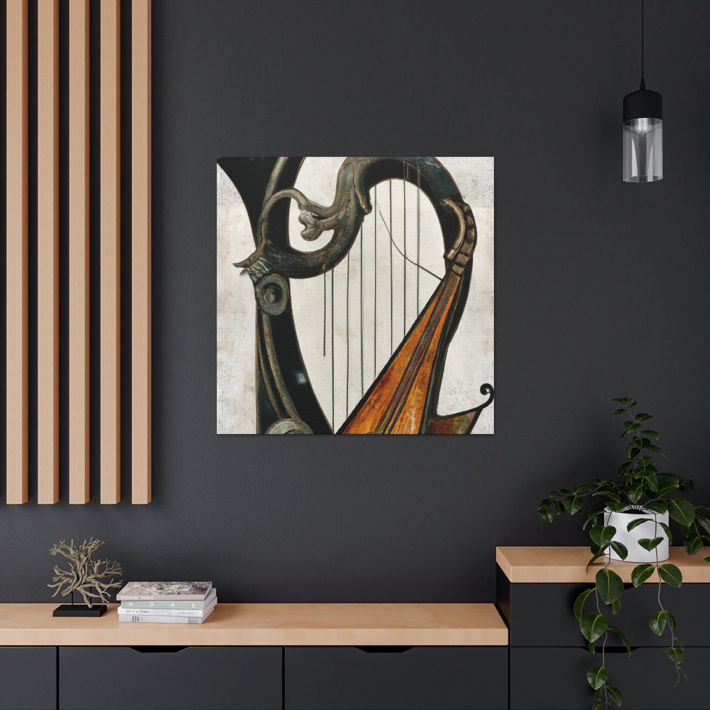 The Harp's Discordance - Canvas