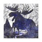 Moose in Abstraction - Canvas