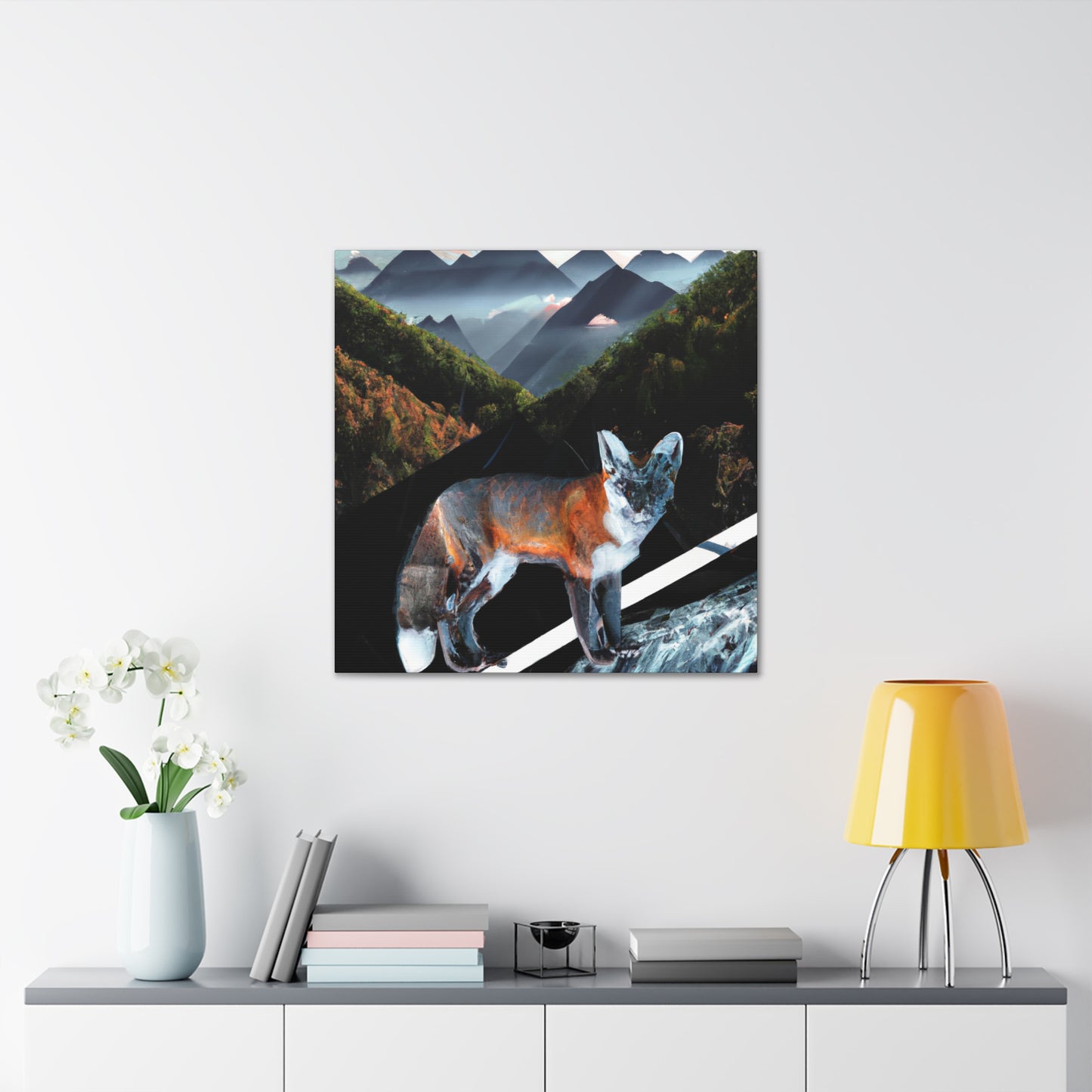 Fox in the Wild - Canvas