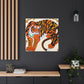 Bengal Tiger Unleashed. - Canvas