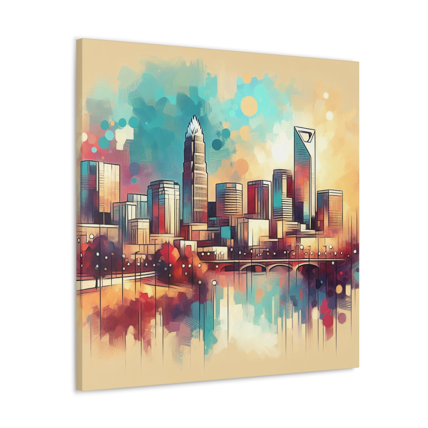 "The Vibrant Urban Spectrum" - Canvas